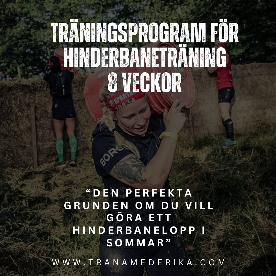 Träningsprogram för hinderbanelopp 8 veckor